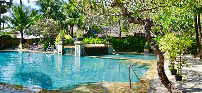 Ein exotischer Traum - das Hotel Legian Beach auf Bali